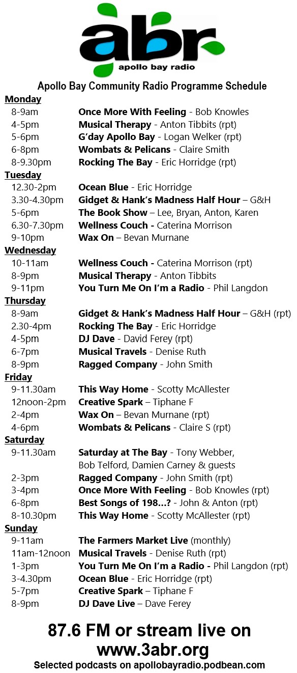 3ABR Schedule