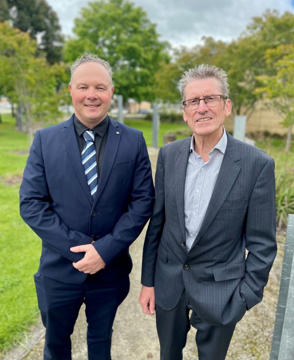 2025 - Mayor Jason Schram and Deputy Mayor Phil Howard